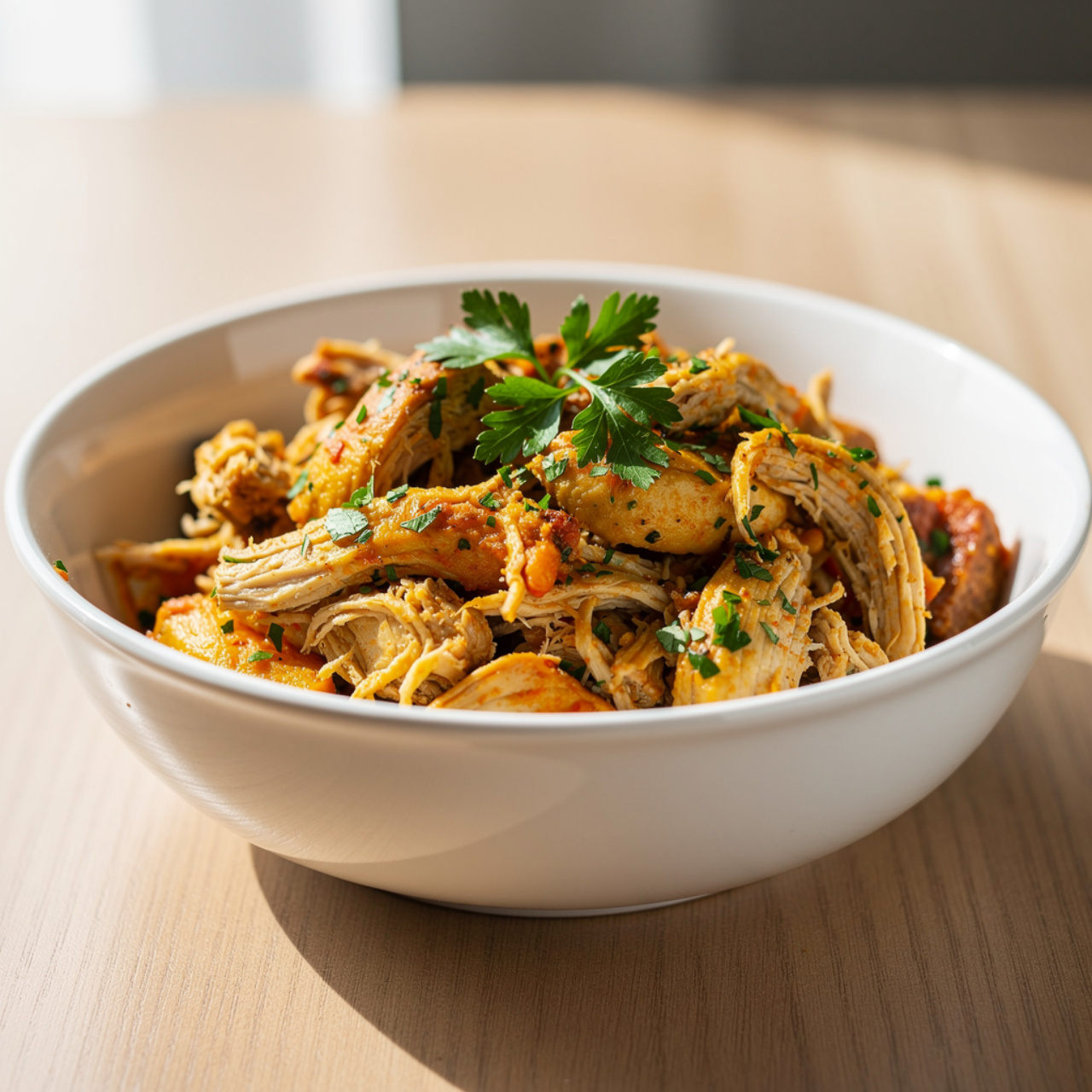 Fiesta Crockpot Chicken Bowls (Easy Crock Pot Recipe)