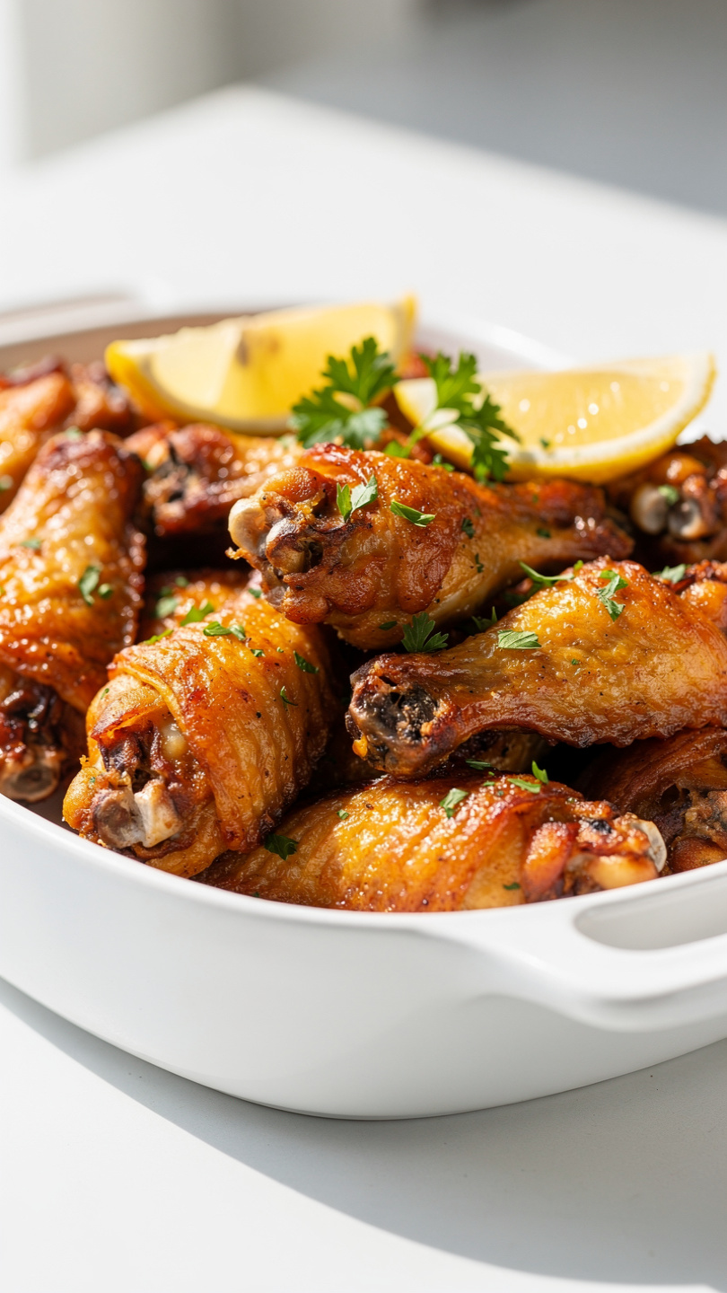 Perfectly Crispy Baked Chicken Wings