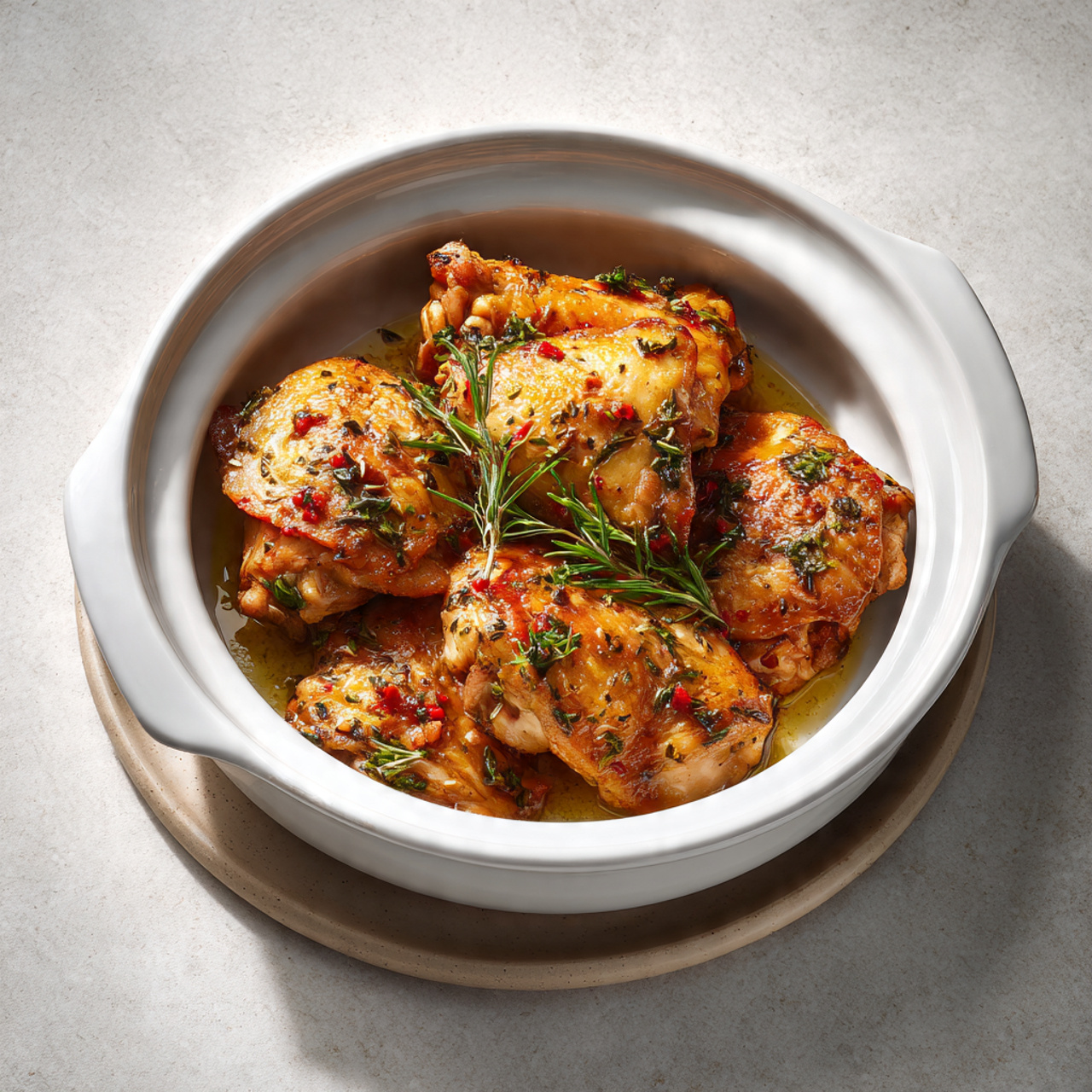 Crockpot Creamy Chicken Thighs