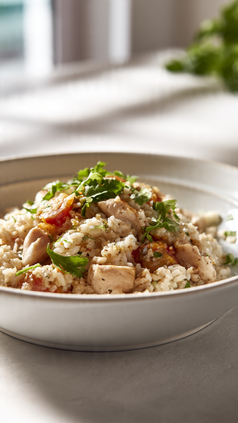 The Best Creamy Chicken and Rice (Easy One-Pan Dinner)